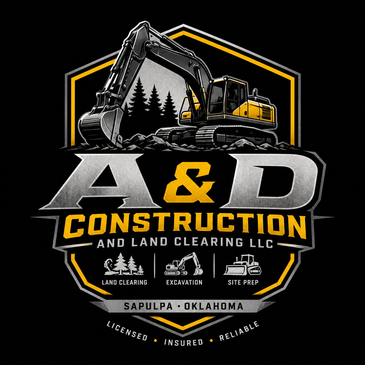 Excavation and land clearing work in Oklahoma