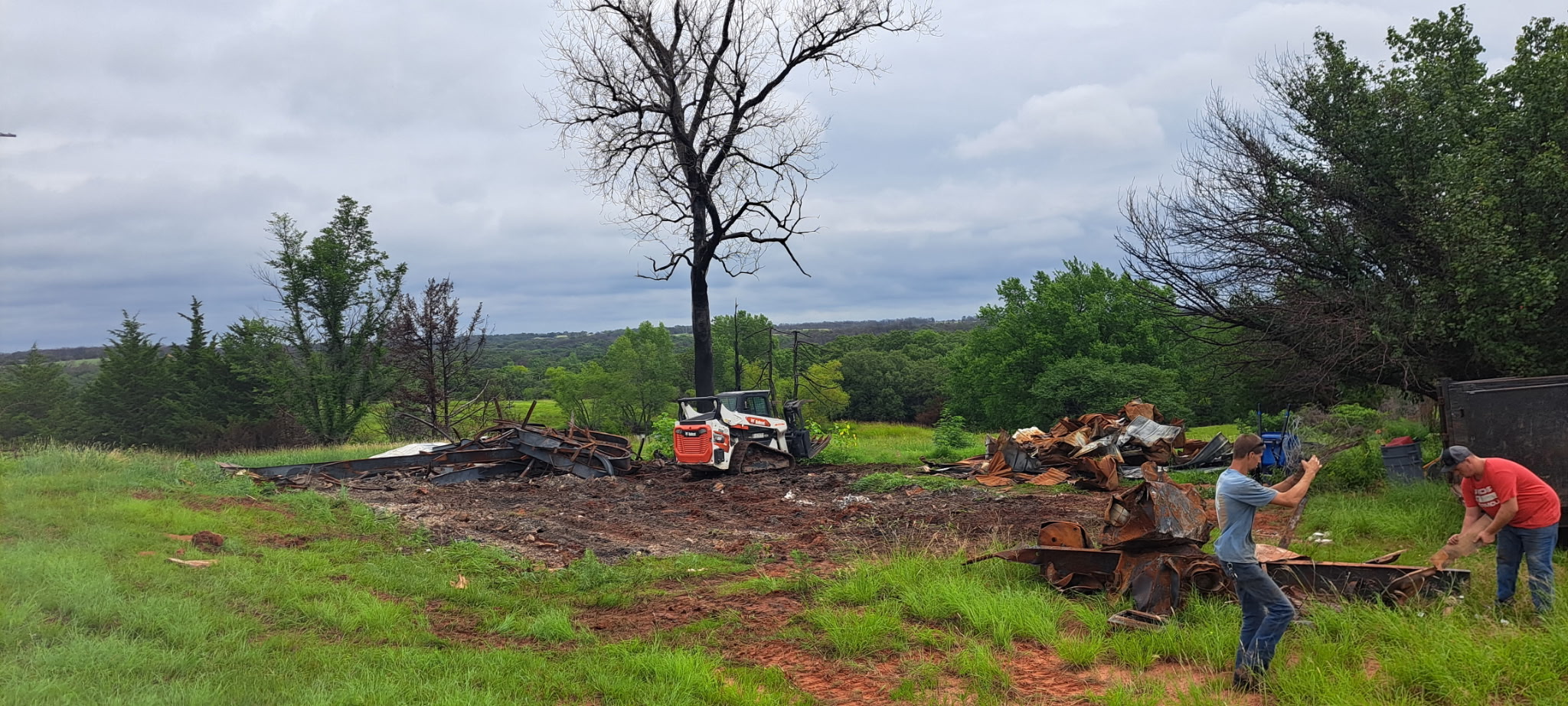 Land clearing and excavation project