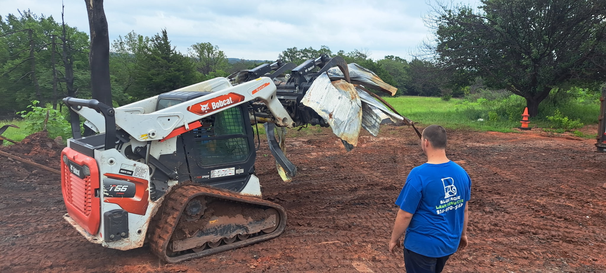 Driveway construction project